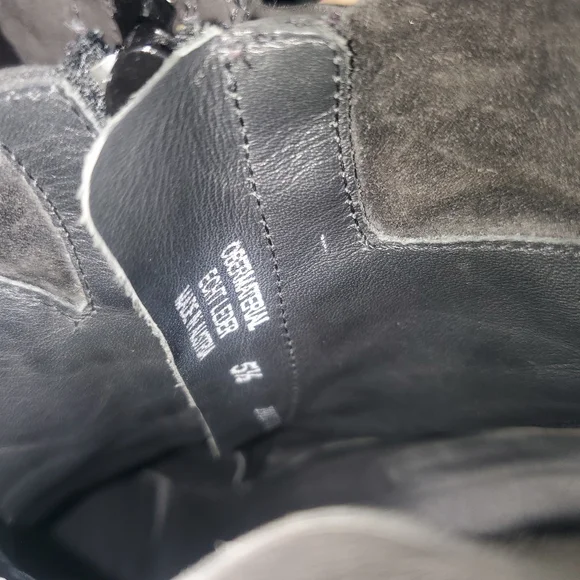 PAUL GREEN Women's Size 7.5 Tamara Nubuck Zip Bootie Iron Soft Leather New - Picture 6 of 7